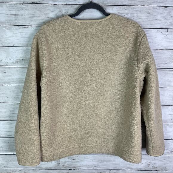 Joie Sherpa Teddy Jacket Size Small Tan - Picture 5 of 5